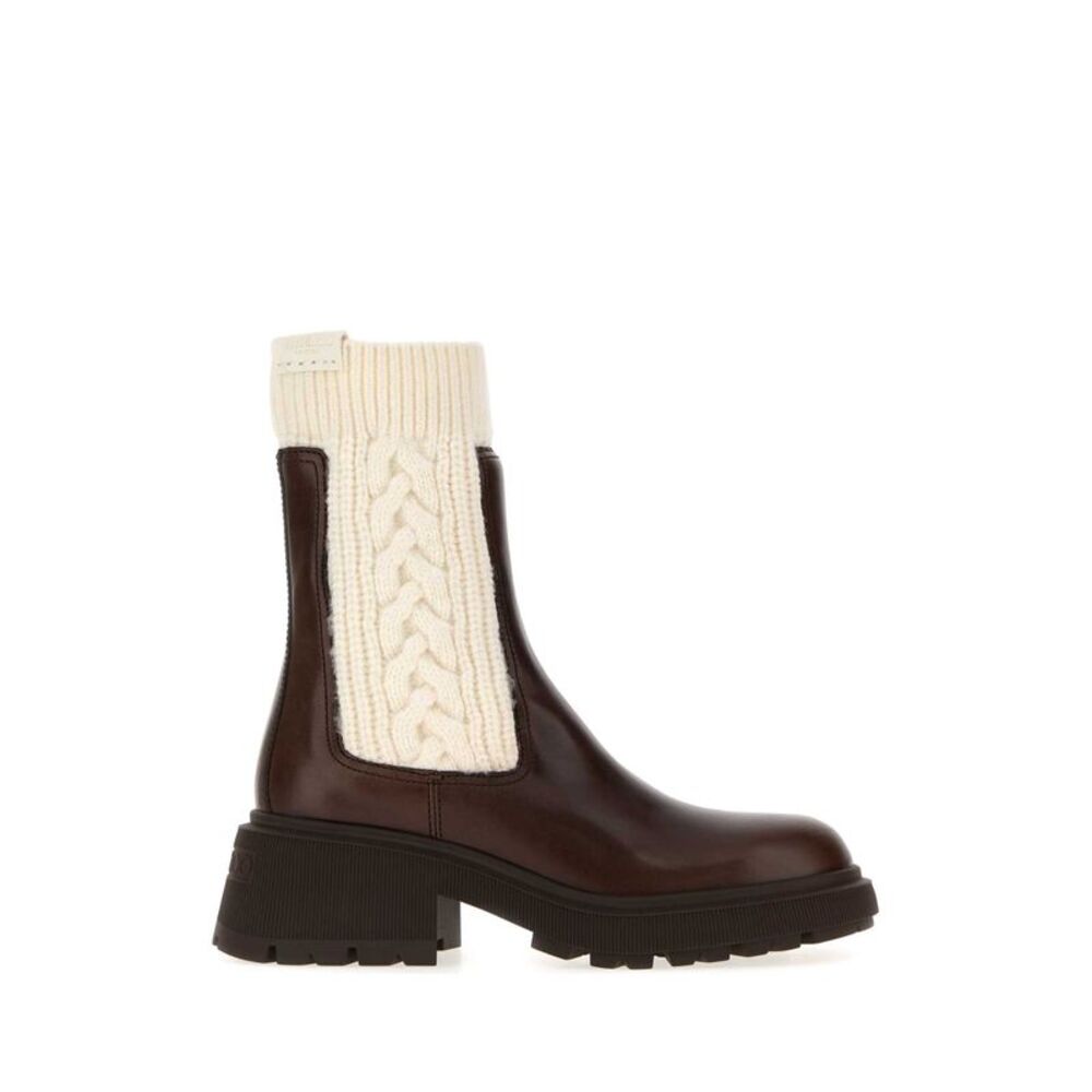 Jimmy Choo Women Brown Leather Tamia Boots